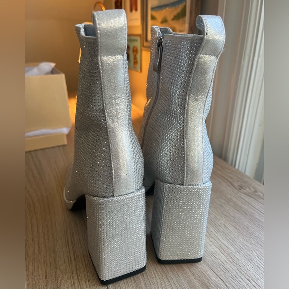 NEW Rhinestone Ankle Boots - Picture 2 of 10